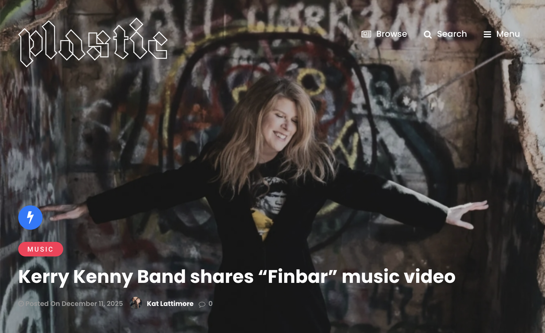 Finbar, Plastic Magazine